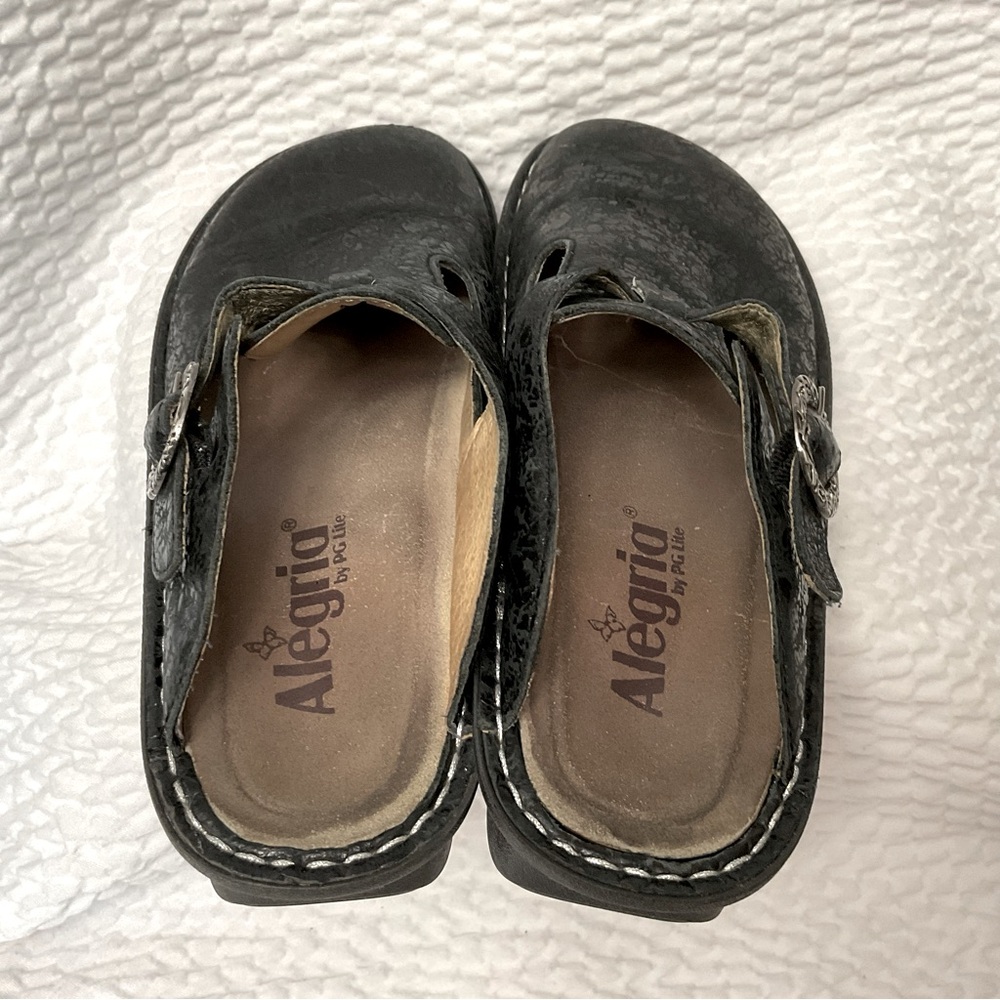 Alegria Black Clog Size 37 - Picture 6 of 9